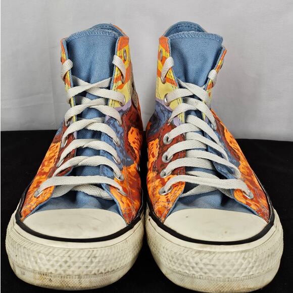 CONVERSE CHUCK TAYLOR ALL STAR HI NATIONAL PARKS PACK MAGMA ORANGE MEN'S SIZE 7 - Picture 3 of 12
